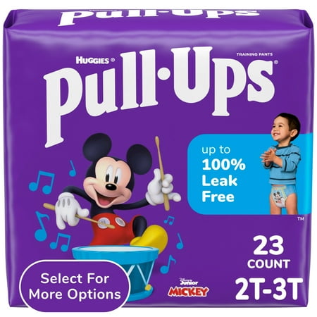 Pull-Ups Boys' Potty Training Pants, 2T-3T (16-34 lbs), 23 Count (Select for More)