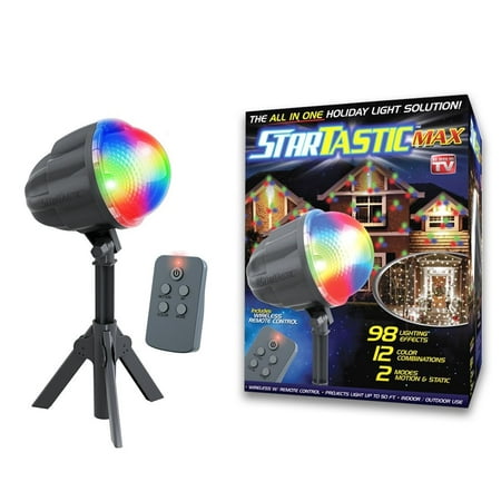 E Mishan & Sons Multi-color Laser LED Projector Lights Holiday Lighting, 8"