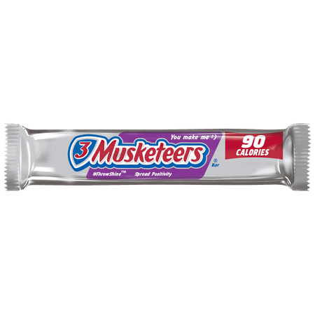 3 Musketeers 100 Calories Chocolate Candy Bar, 0.67 oz