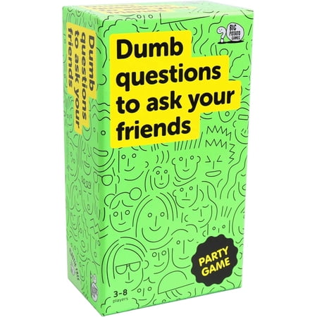 Big Potato Games Dumb Questions – A Hilarious Party Game for Adults and Teens, Full of Outrageous Conversation Starters, Ages 8+