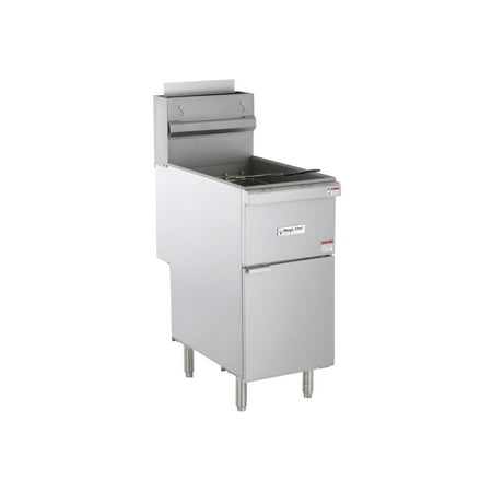 Magic Chef Mccgf50a 50 Lbs. Fat Capacity Natural Gas 120000 BTU Free Standing Open Pot