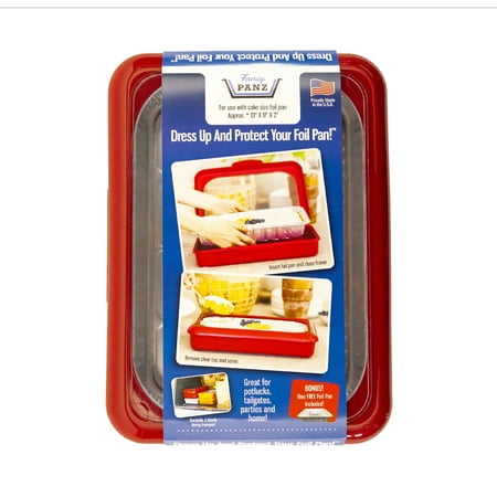 Fancy Panz Plastic 9 x 13 Red Foil Pan Carrier 1pk – Walmart Inventory  Checker – BrickSeek