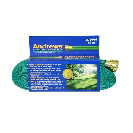 Andrews 10-12348 Sprinkler Hose, 50', Vinyl