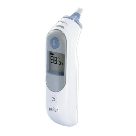 Braun ThermoScan 5 Ear Thermometer Digital Display, All Ages, White, IRT6500US