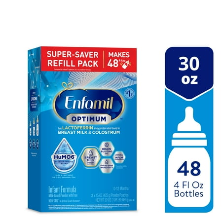 Enfamil Optimum Powder Baby Formula, Our Closest to Breast Milk, 30 oz Box