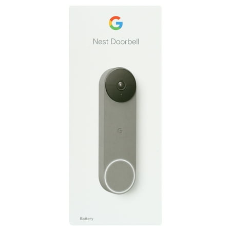 Google Nest Doorbell (Battery) - Video Doorbell Camera - Wireless Doorbell Security Camera - Ash