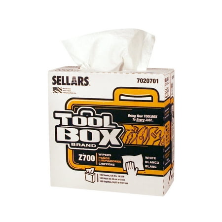 Sellars Toolbox Z700 Interfold 100/Box White 8.5"X16.5" Sht 8/Cs