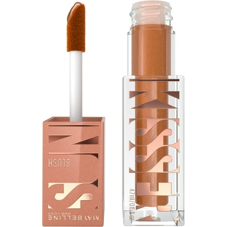 Maybelline Sunkisser Multi-Use Liquid Blush and Bronzer, Blendable Formula, Electric Bronze, 0.23 fl oz