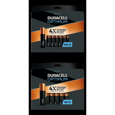 Duracell Coppertop AA Batteries and AAA Batteries with POWER BOOST (24 Pack Total)