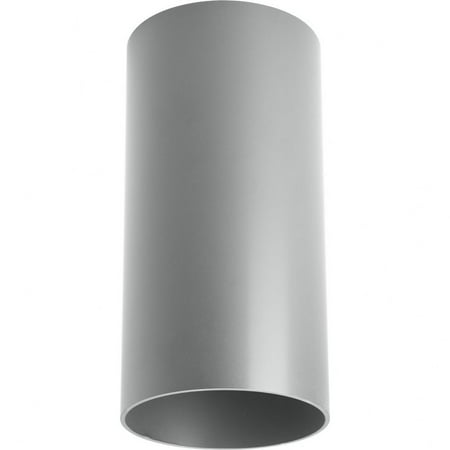 P5741-82/30K-Progress Lighting-Cylinder - Outdoor Light - 1 Light - - Damp Rated in Modern style - 6 Inches wide by 12 Inches high-Metallic Gray
