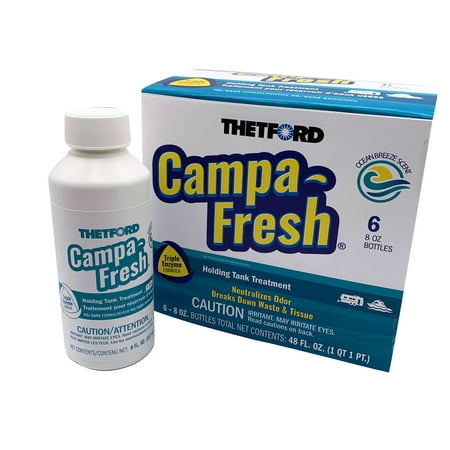 Thetford Campa-Fresh Ocean Breeze 6x8oz Liquid Holding Tank Treatment