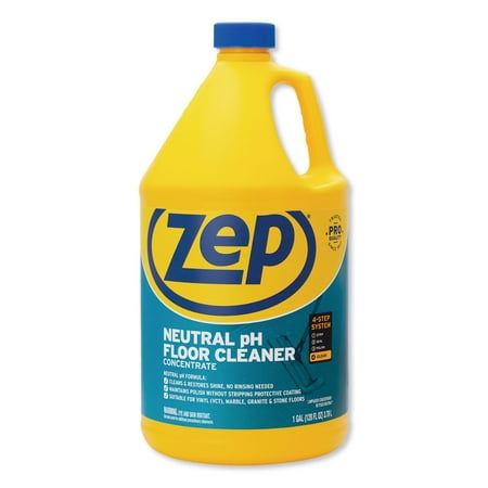 Zep Concentrated Neutral pH Floor Cleaner - 1 Gallon (Case of 2) ECZUNEUT1282 - Clean and Restore Shine