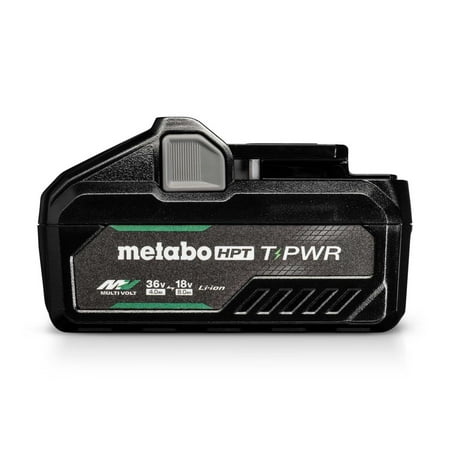 Metabo HPT 36V/18V T-PWR MultiVolt Battery, High Performance 21700 Lithium-Ion Battery Cell, 2160W Maximum Output, Quick Charging, Longer Runtime, 381991M (BSL3640MVT)