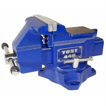 Yost Vises 10445 4.5"W Jaw Steel Utility Bench Vise