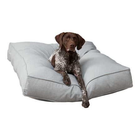 Happy Hounds Casey Indoor/Outdoor Pillow Style Dog Bed, Heather, Large (48 x 36 in.)