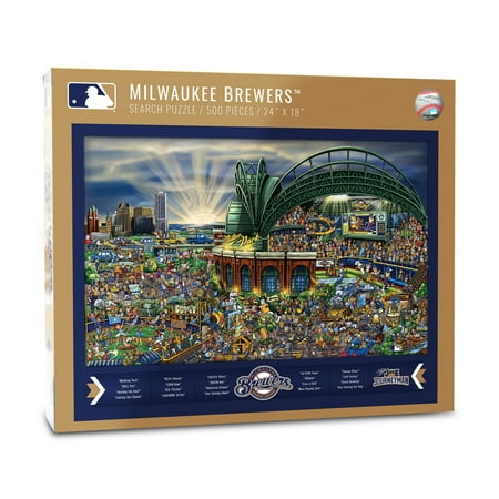 YouTheFan 5021268 Milwaukee Brewers Joe Journeyman Puzzle - 500 Piece