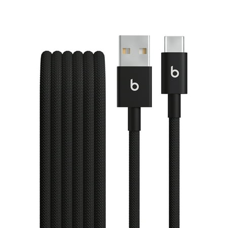 Beats USB-A to USB-C Woven Cable (1.5 m / 5 ft) - Bolt Black