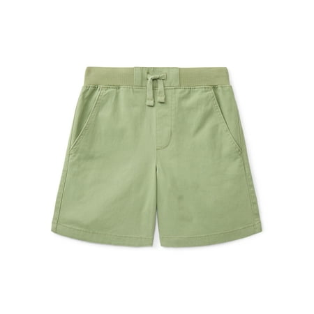Wonder Nation Little Boys Stretch Twill Shorts, Sizes 4-10