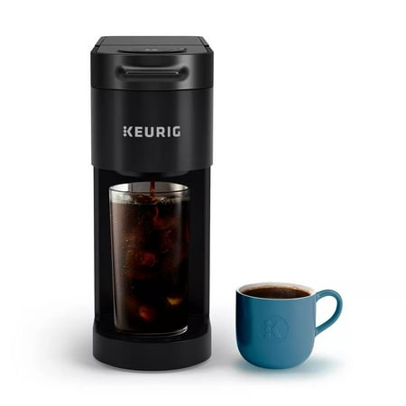 Keurig K-Iced Plus Single-Serve Coffee Maker Black: Automatic Shut-Off, Brews Iced Coffee, Fits Travel Mug, 46 oz Capacity