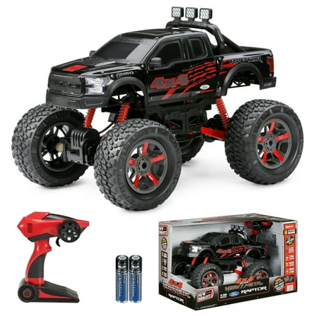 New Bright (1:10) Ford F-150 Battery Remote Control Heavy Metal 4X4 Black Truck, 21089U-K