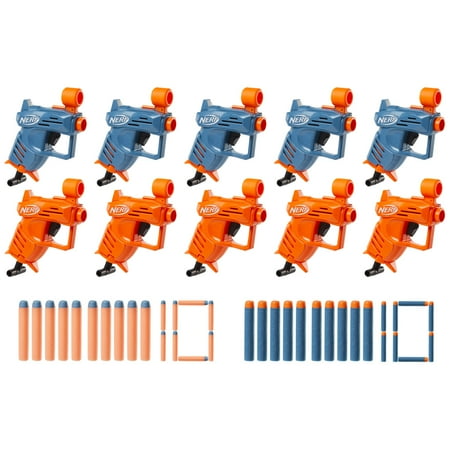 NERF Elite Ace SD-1 Party Pack, 10 Blasters, 20 Darts, 8 Year Old Boys & Girls & Up ( Exclusive)