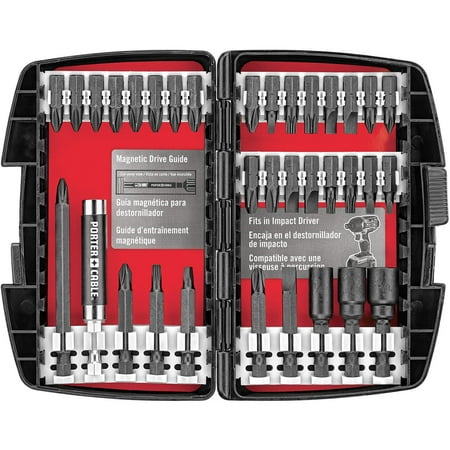 PORTER-CABLE FlexTorq 34-Piece Impact Driver Bit Set PORTER-CABLE FlexTorq 34-Piece Impact Driver Bit Set