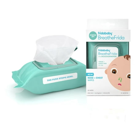 Frida Baby Breathefrida Vapor Wipes for Nose or Chest, 30 Count (Pack of 1)
