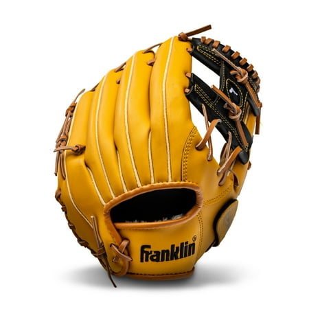Franklin Sports Field Master Baseball + Softball Glove - Adult + Youth Mitt - 11" Righty