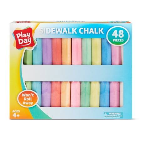 Play Day Sidewalk Chalk, 48 Piece