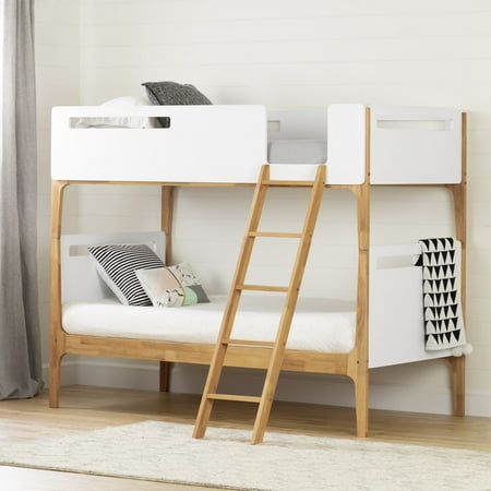 South Shore Bebble, Scandinavian Bed, Twin White