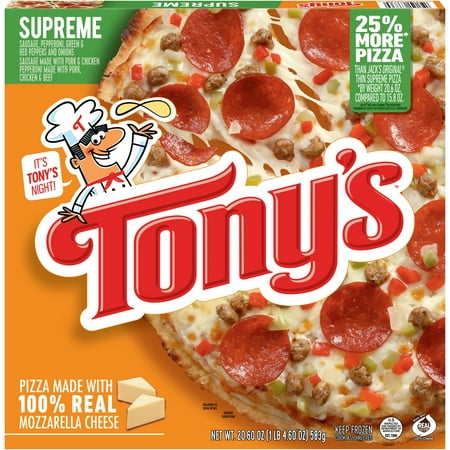 Tonys Supreme Frozen Pizza - 20.6oz