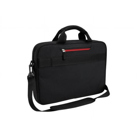 Case Logic 3201434 17.3 in. x 3.2 in. x 12.5 in. Polyester Diamond Briefcase for 17 in. Devices - Black