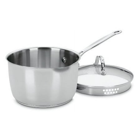 Cuisinart 7193-20P Chef's Classic Stainless 3-Quart Cook and Pour Saucepan with Cover