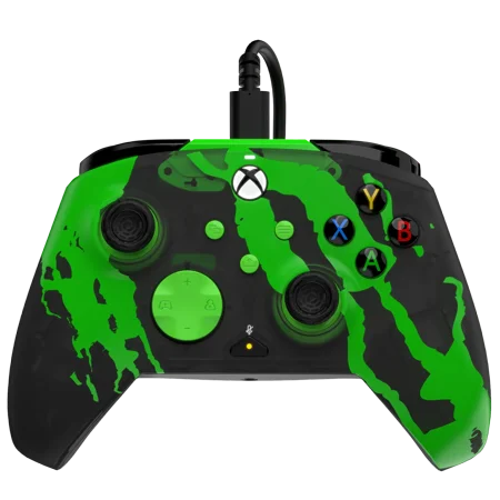 PDP Controller Rematch Glow Wired Jolt Green GlowInDark Xbox