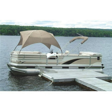 TaylorMade Hot Shot Polyester Fabric Pontoon Gazebo, 8 Ft. L x 102 In. W x 50 In. H for 96 In. and 102 In. Beams