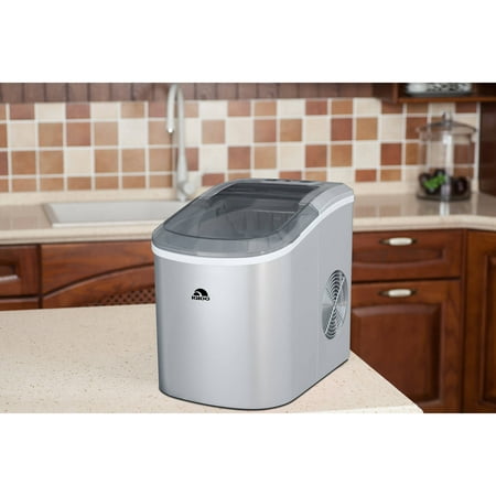 Igloo Compact Ice Maker See Through Lid - ICE206 Silver
