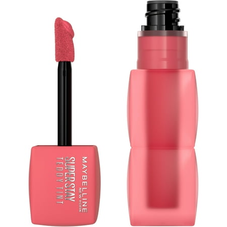 Maybelline Super Stay Teddy Tint, Long Lasting Matte Lip Stain, Petalcore, 0.17 fl oz