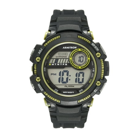 Armitron Unisex Adult Sport Digital Wristwatch with Black Band