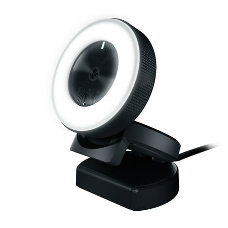 Razer Kiyo Streaming Webcam, Full HD, Auto Focus, Ring Light with Adjustable Brightness, Black