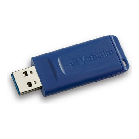 Verbatim, Ver98659, 128gb Usb Flash Drive - Blue, 1 / Each, Blue
