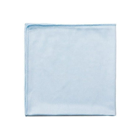 Rubbermaid Commercial Q630 Reusable Cleaning Cloths, Microfiber, 16 x 16, Blue, 12/Carton