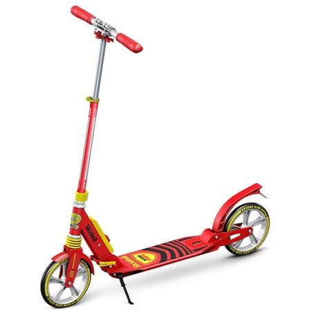 Skidee Scooter for Kids, Teens, Adults, 4 Adjustment Levels, Handlebar Up to 41 Inches, Red