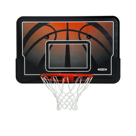 Lifetime Impact 44" Polyethylene Basketball Backboard and Rim Combo, (Model 90703)-Outdoor Play, 1 per pack