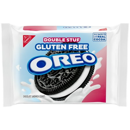 OREO Double Stuf Gluten Free Chocolate Sandwich Cookies, Gluten Free Cookies, 12.47 oz Packs