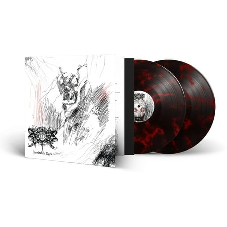 Xasthur - Inevitably Dark - Red/Black Marble - Music & Performance - Vinyl