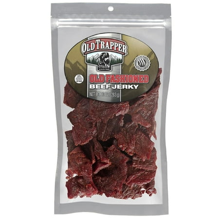 Old Trapper Naturally Smoked Original Old Fashioned Beef Jerky 10oz Resealable Bag