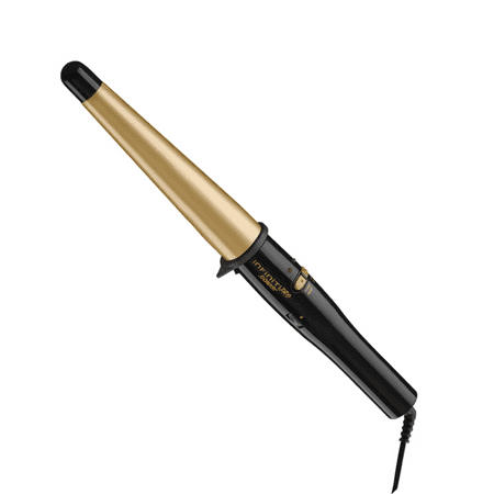InfinitiPRO by Conair Gold Tourmaline Ceramic 1 1/4 inch to 3/4inch Curling Wand, Model 2016RG