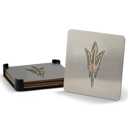 YouTheFan NCAA Arizona State Sun Devils Boasters, 4-Piece Coaster Set