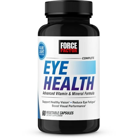 Complete Eye Health, Clinical Strength Eye Vitamins with Lutein & Zeaxanthin, 60 Capsules by Force Factor