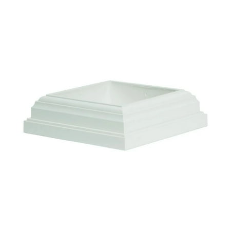 Fiberon ArmorGuard 4 in. X 4 in. White Post Sleeve Base Molding